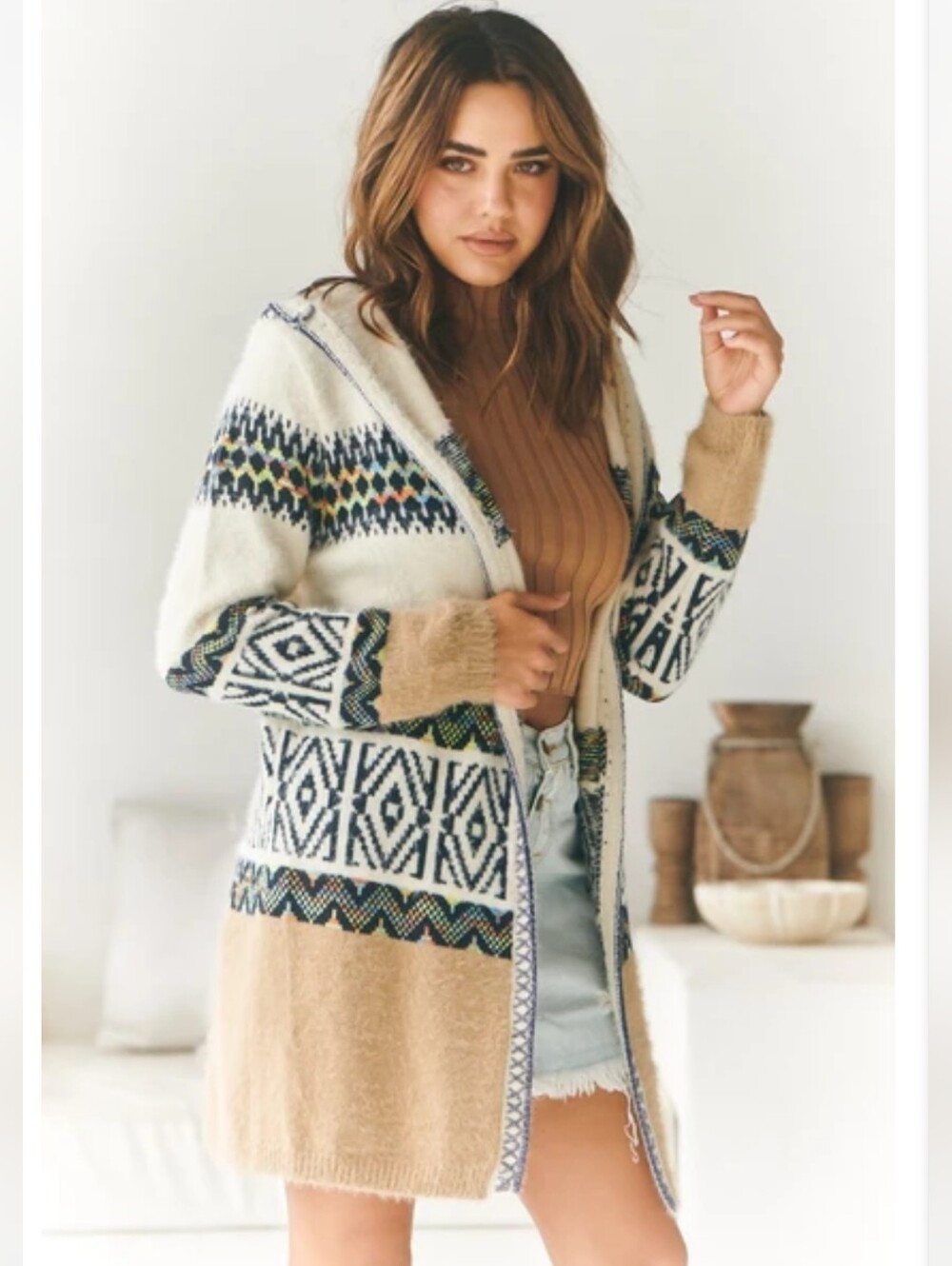 Salty Crush Jaase Milo Hooded Cardigan